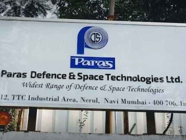 Stock falls 3% after Paras Defence and Space Technologies announces JV and new subsidiary
