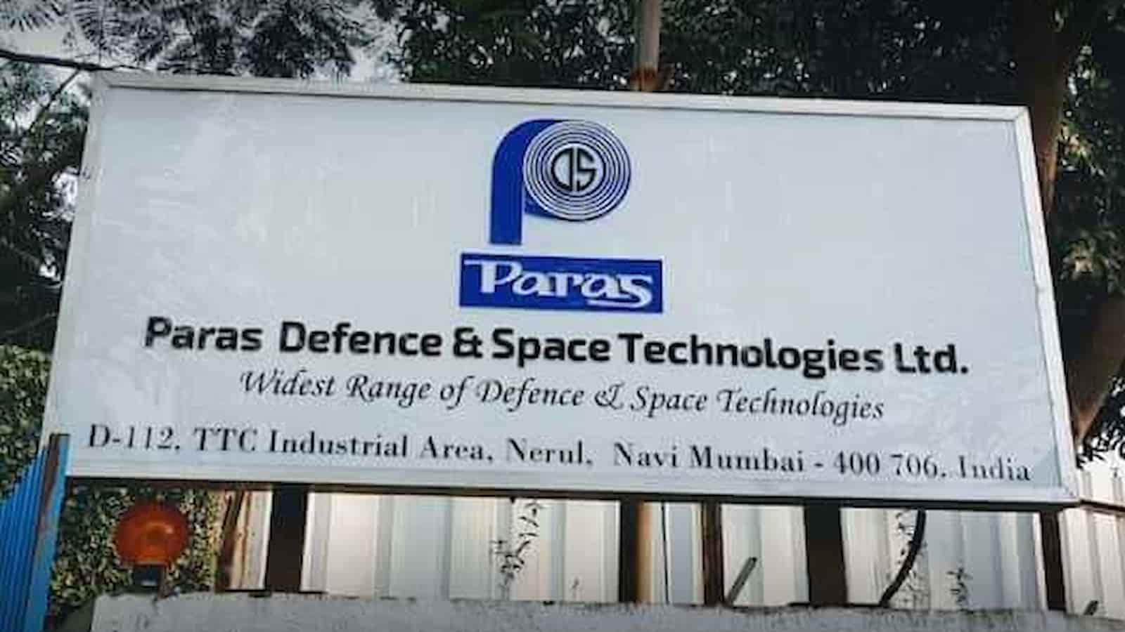 Stock falls 3% after Paras Defence and Space Technologies announces JV and new subsidiary
