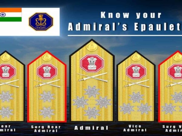 Indian Navy unveils new design for Admirals' Epaulettes