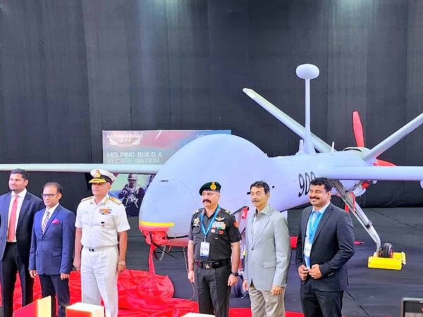 Adani Group introduces domestically produced Drishti 10 UAV for Navy