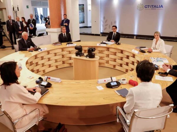 G7 Foreign Ministers, China Russia military help