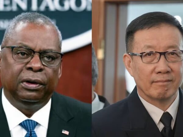 China and US Defense Chiefs, China and US