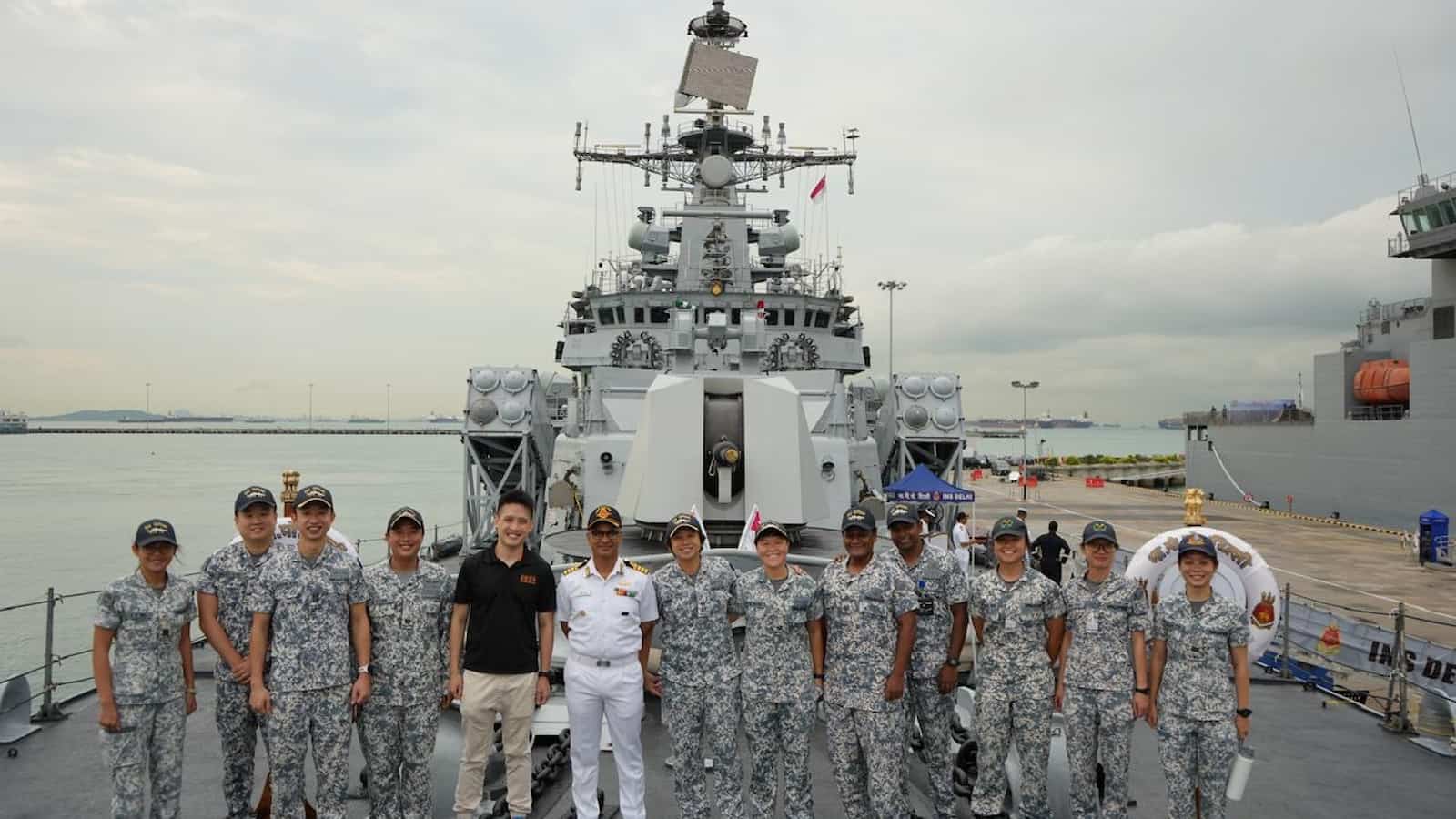 Indian Naval Ships Visit Singapore, Indian Naval Ships in Singapore