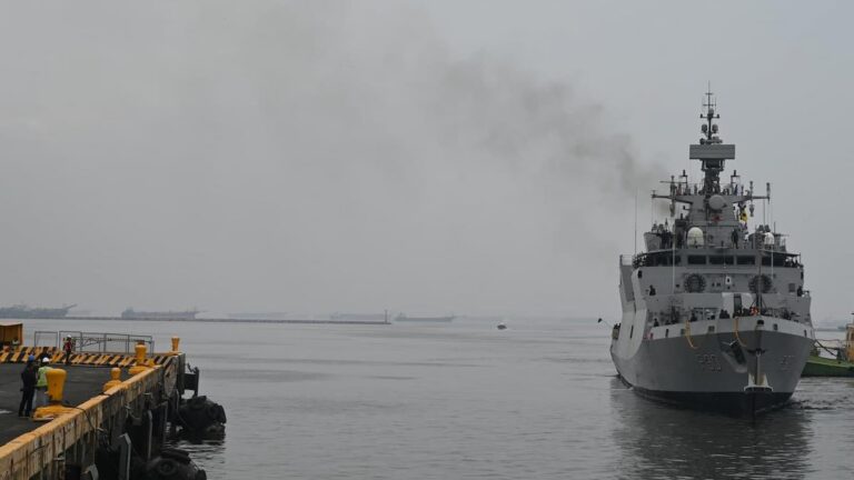 Ins Shakti Indian Navy ships arrives in Manila to ties strengthen with Philippines