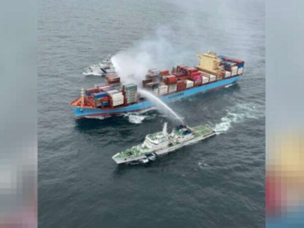 Coast Guard Fights Major Fire on Merchant Navy Ship Off Karwar Coast