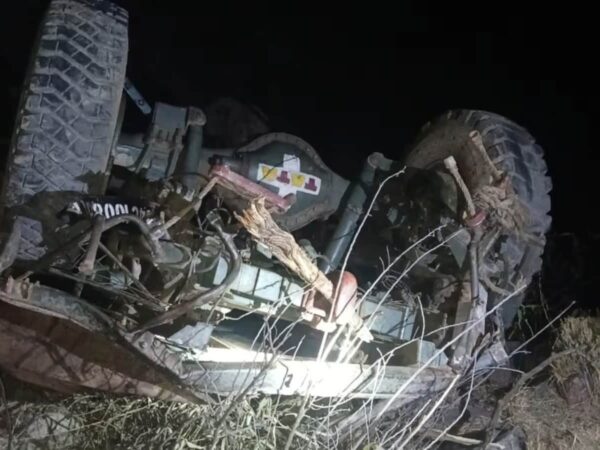 Army Vehicle accident in JK