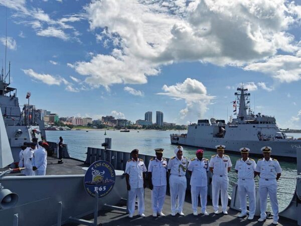 INS Sunayna in Tanzania