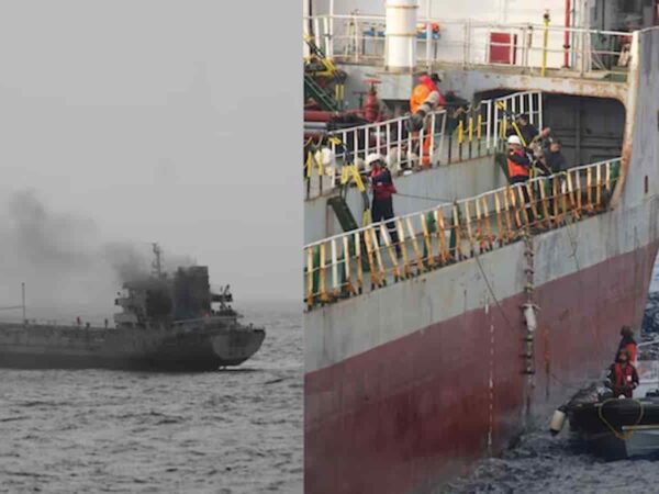 Indian Navy Rescues Stranded Vessel in Gulf of Oman