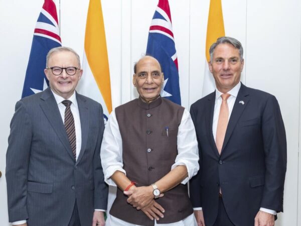 Defence Minister Rajnath Singh holds talks with Australian counterpart