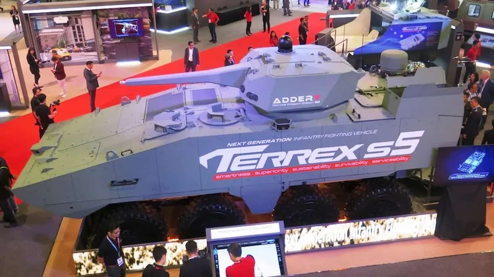 ST Engineering Terrex s5 Vehicles: