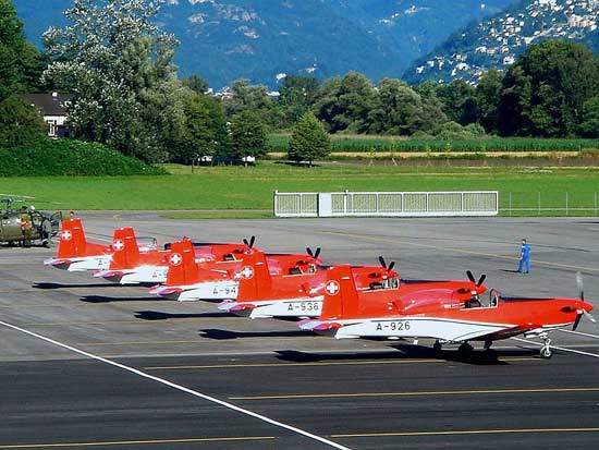 European Pilatus PC-7 Military Trainers Upgrade