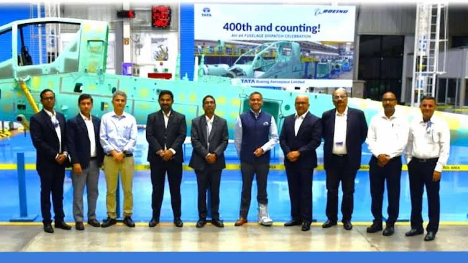 Tata Boeing 400th Apache Fuselage