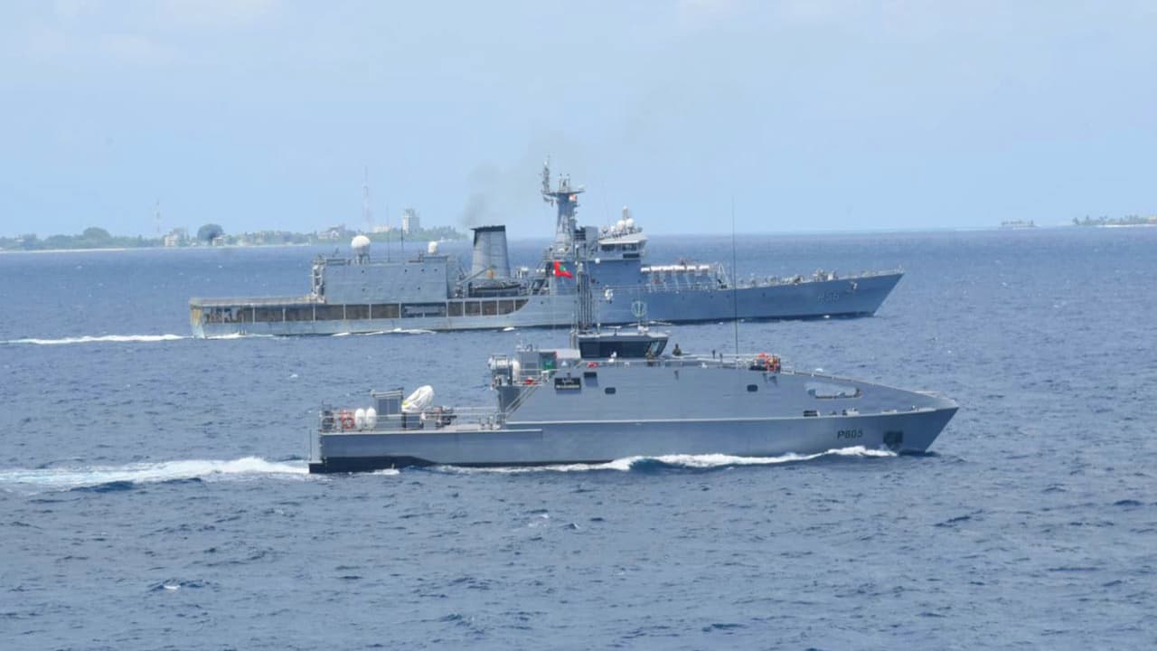 Indian Navy and Maldives Joint Exercise